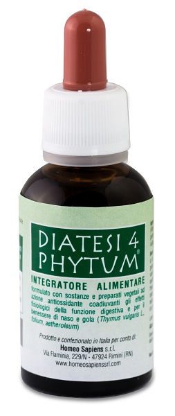 Diatesi 4 Phytum integratore alimentare utile per la digestione gocce 30ml
