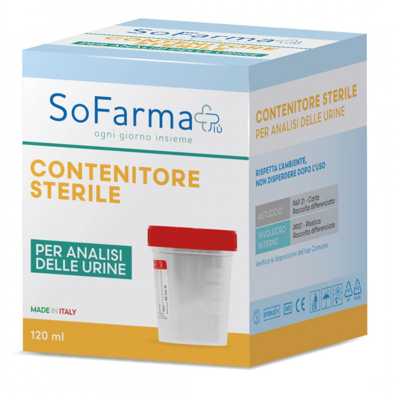 Sofarma+ CONTENITORE URINA 120ML