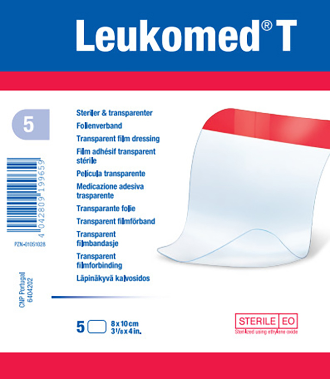 Leukomed T Medicazione in Striscia trasparente 8x10 cm