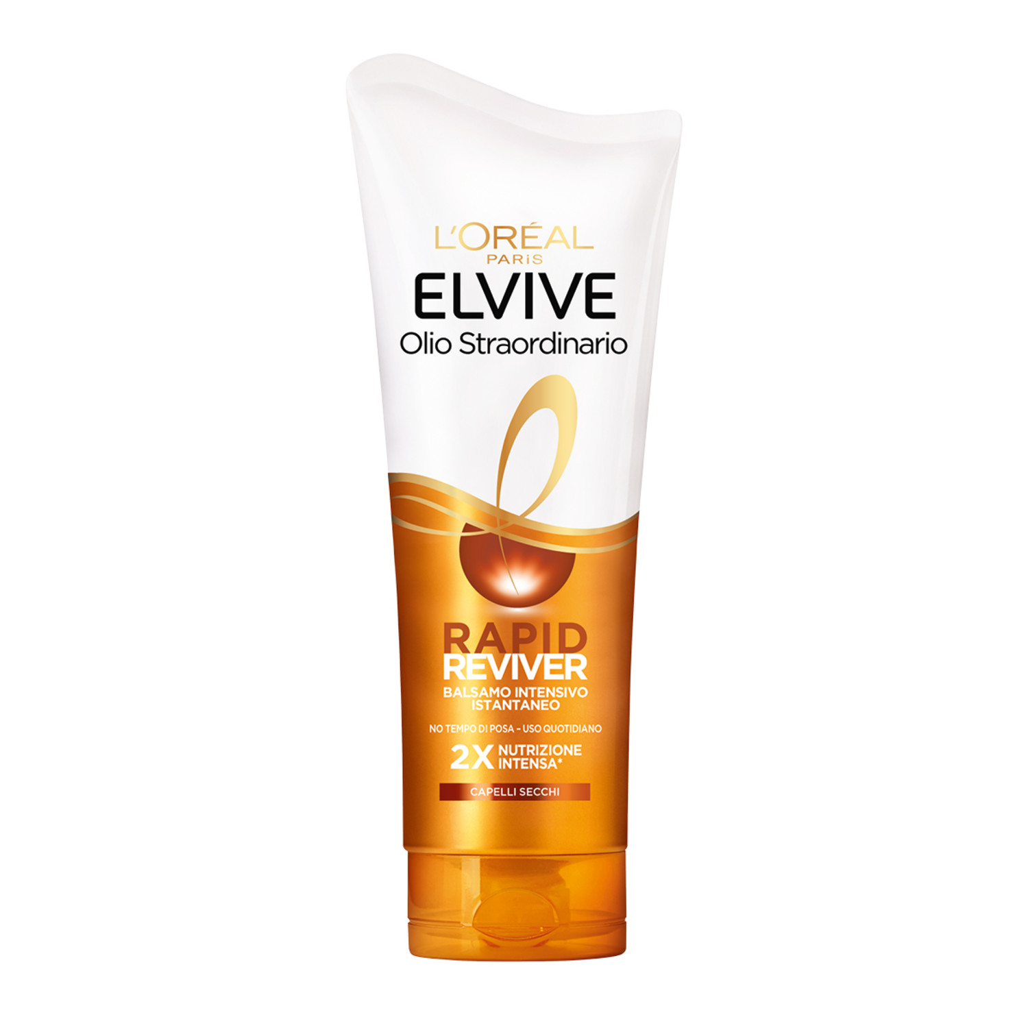 L'Oréal Paris Balsamo Istantaneo Rapid Reviver Elvive Olio Straordinario, Arricchito con Amminoacido e Olio di Jojoba, per Capelli Secchi, 180 ml