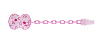 Chicco Clip Catenella Rosa +0m