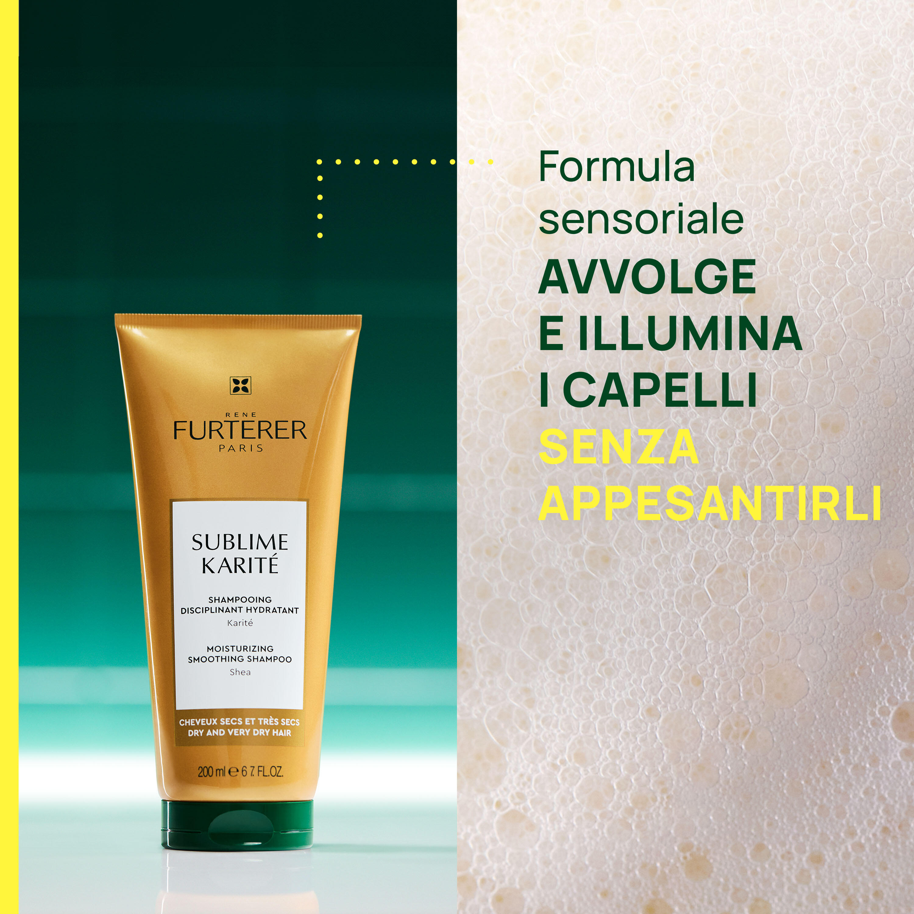 René Furterer Sublime Karité - Shampoo Disciplinante Idratante 200 ml