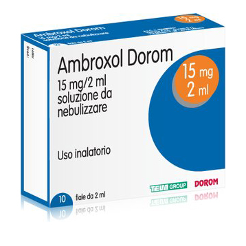 Ambroxol Dorom 15 mg/2 ml Soluzione da Nebulizzare 10 Fiale 2 ml