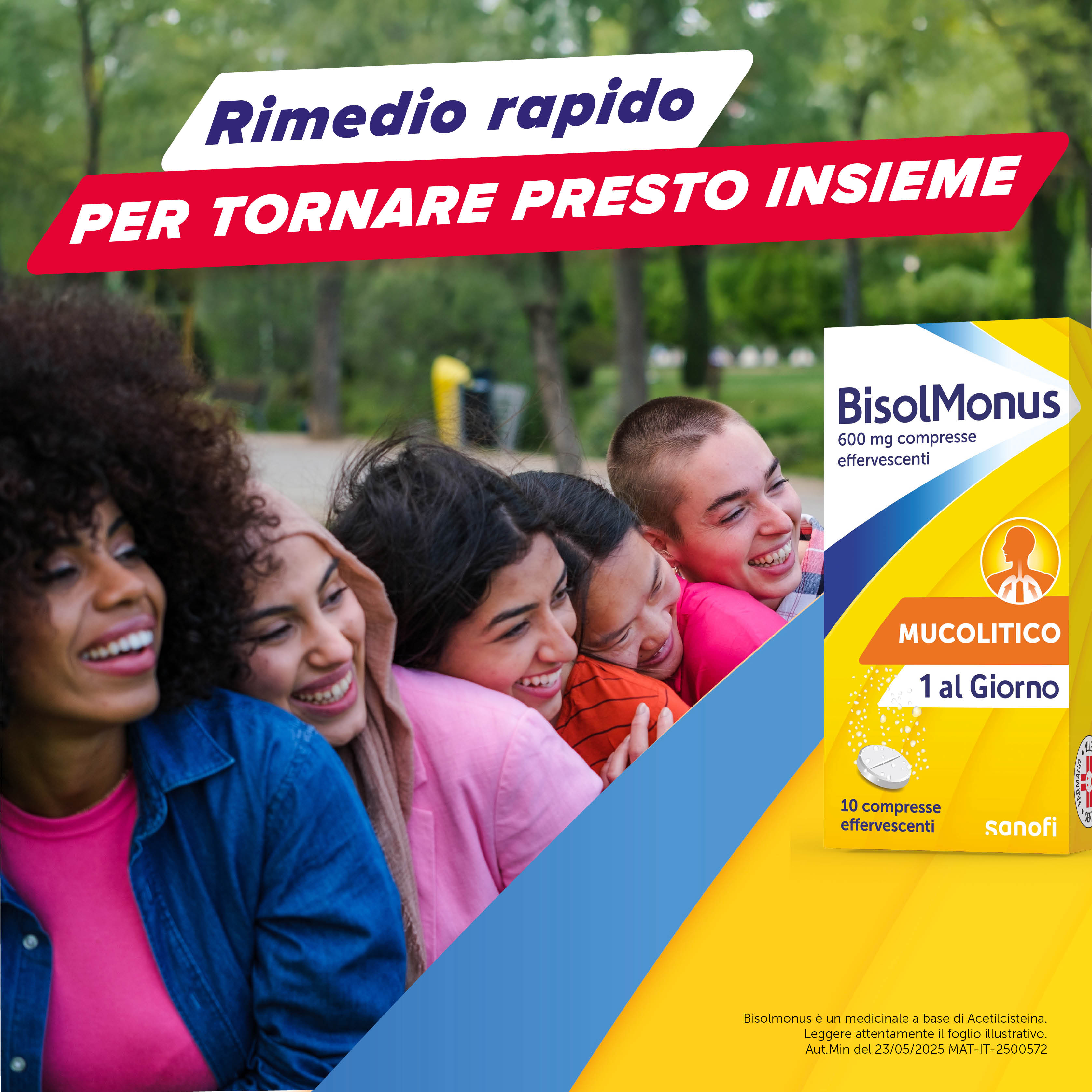 BISOLMONUS*10CPR EFF 600MG