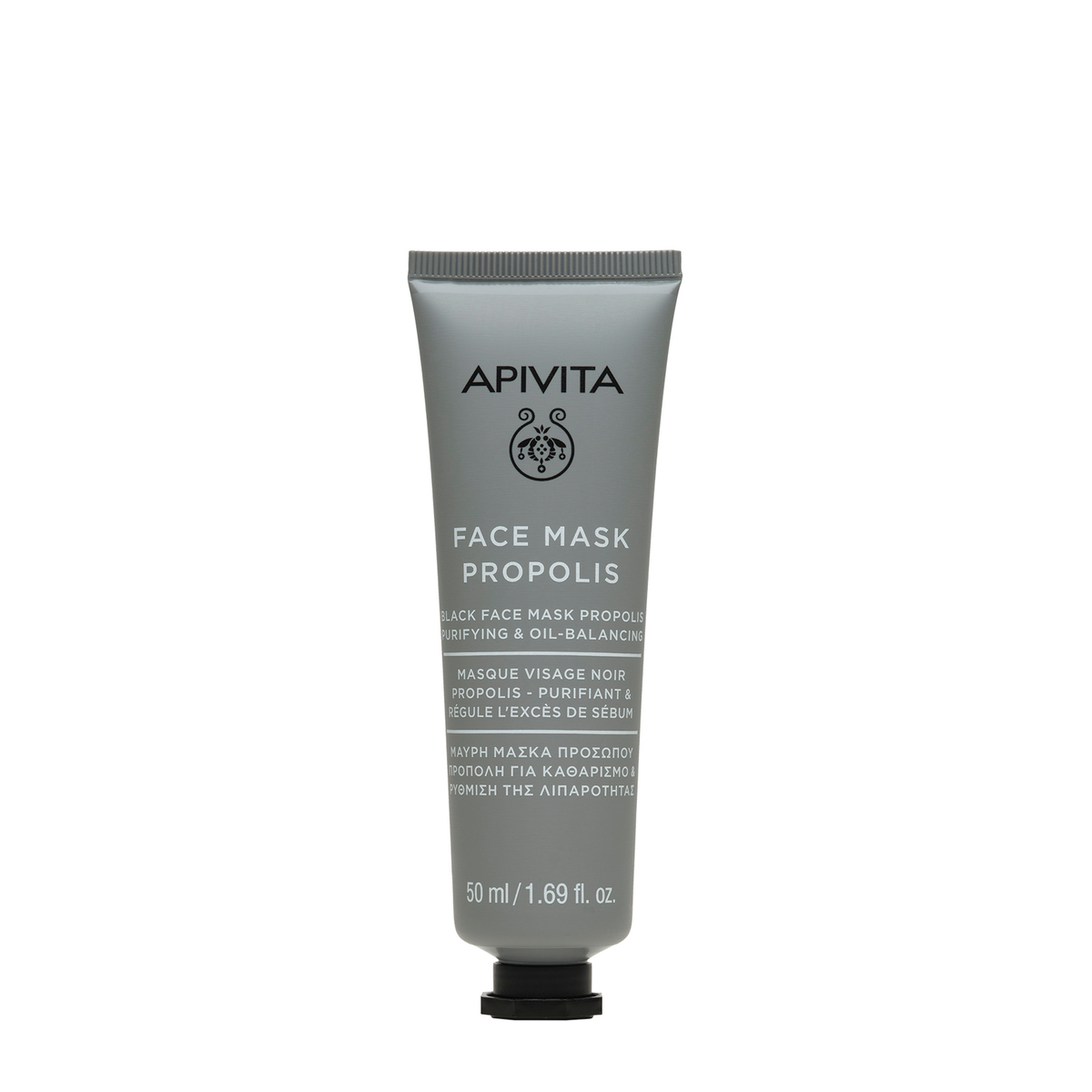 Apivita Face Mask Propolis - Maschera Viso Nera Purificante E Seboregolatrice Con Propoli 50 ml