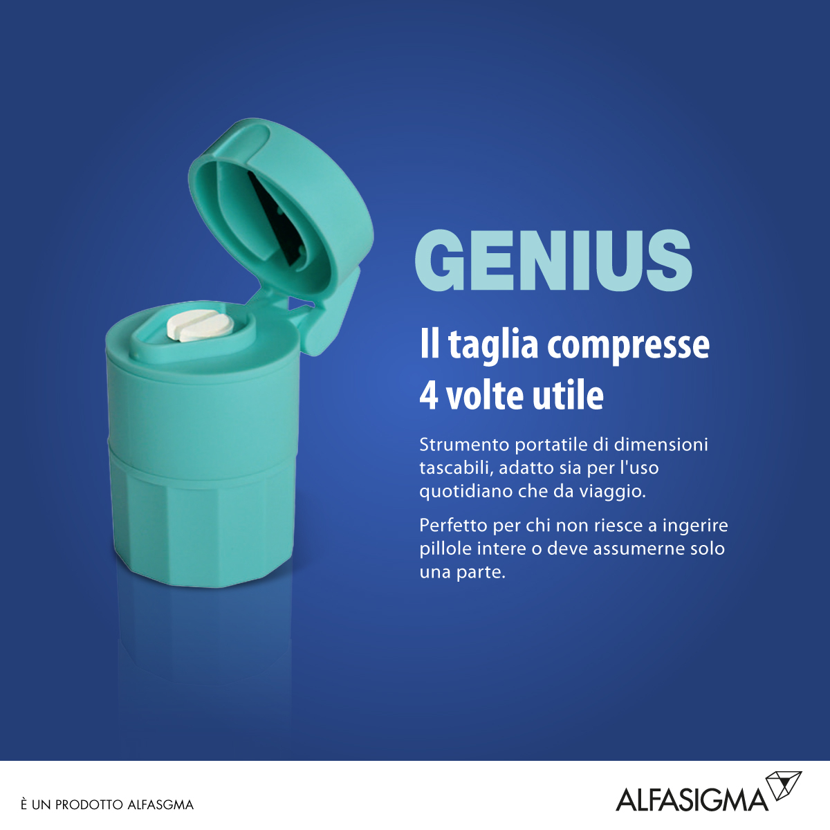 Genius Il Taglia Porta Frantuma Pillole