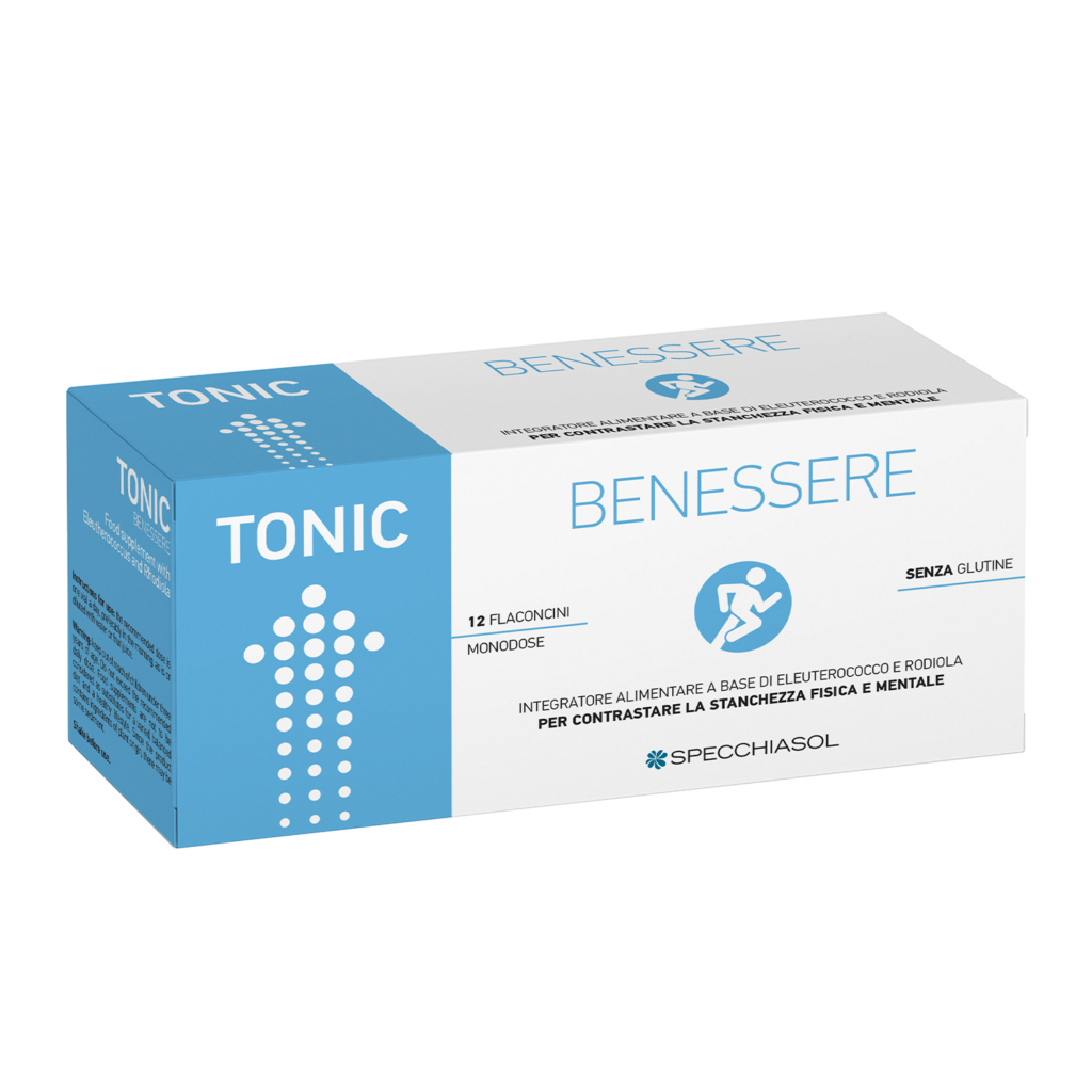 Specchiasol Tonic Benessere Integratore Tonico Adattogeno 12 Flaconcini