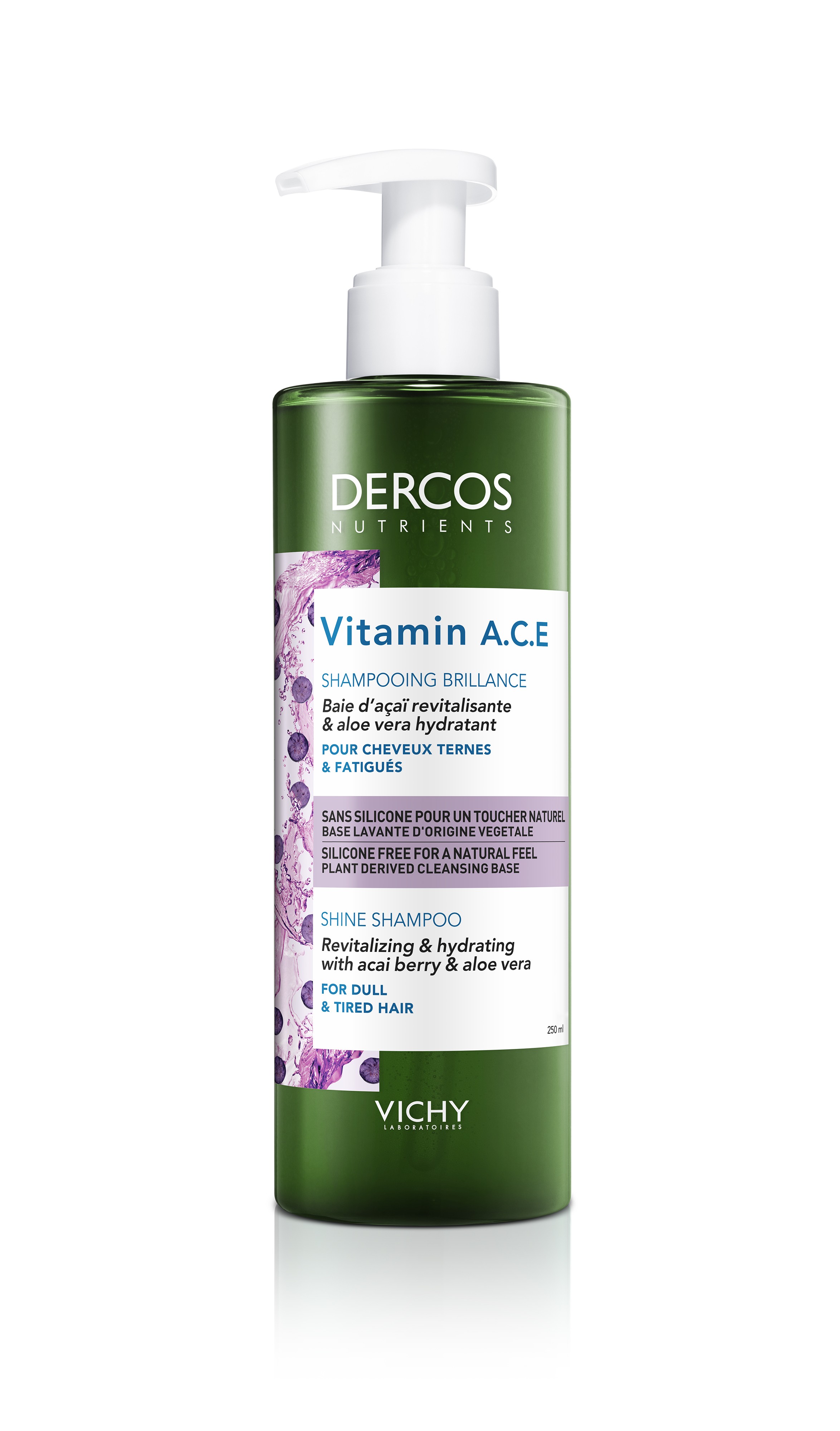 Vichy Dercos Nutrients Vitamin ACE Shampoo Illuminante 250 mL