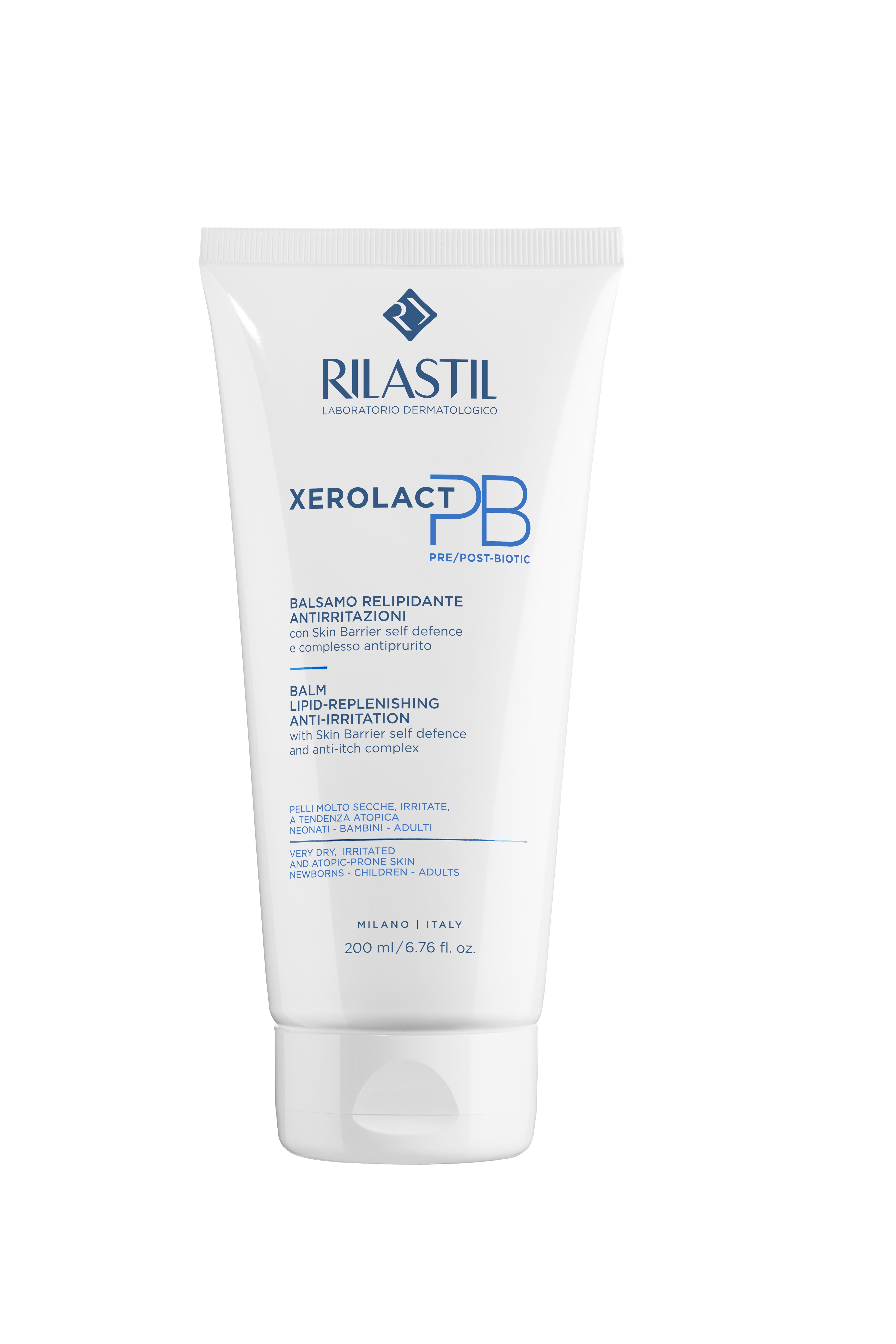 Rilastil Xerolact PB - Balsamo Relipidante Antirritazioni Per Pelle Molto Secca 200 ml
