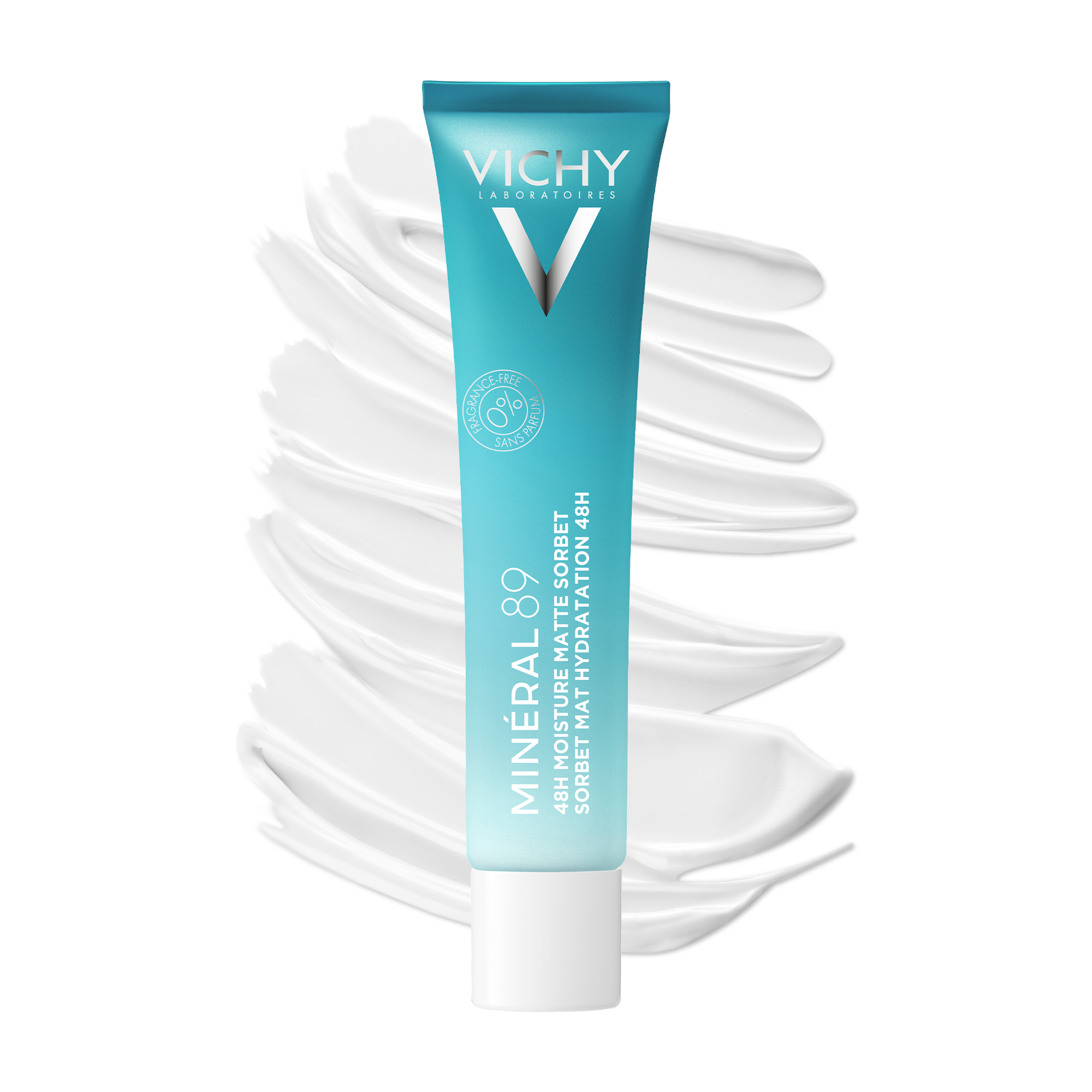 Vichy Mineral 89 - Moisture Matte Sorbet 48H Crema Idratante Opacizzante Viso 40ml