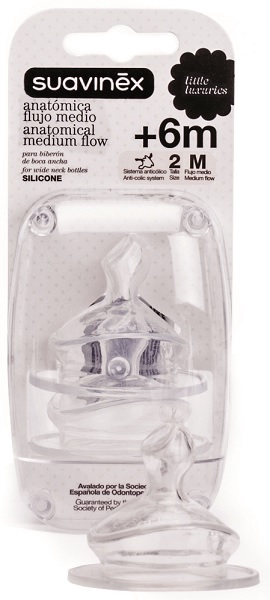 SUAVINEX TETT ANAT SIL S2M 2PZ