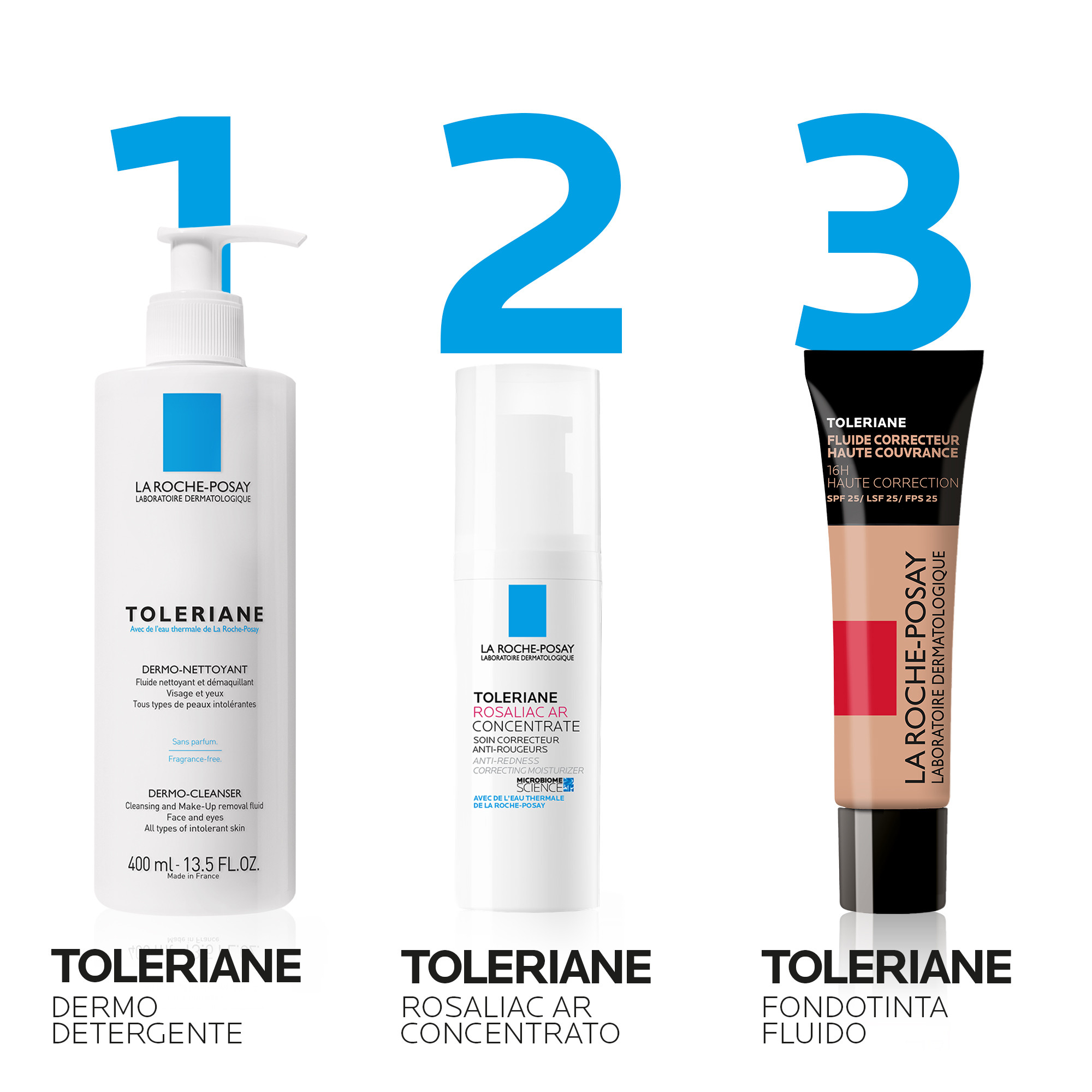 La Roche-Posay Toleriane - Fondotinta Fluido Ad Alta Coprenza N 9.5