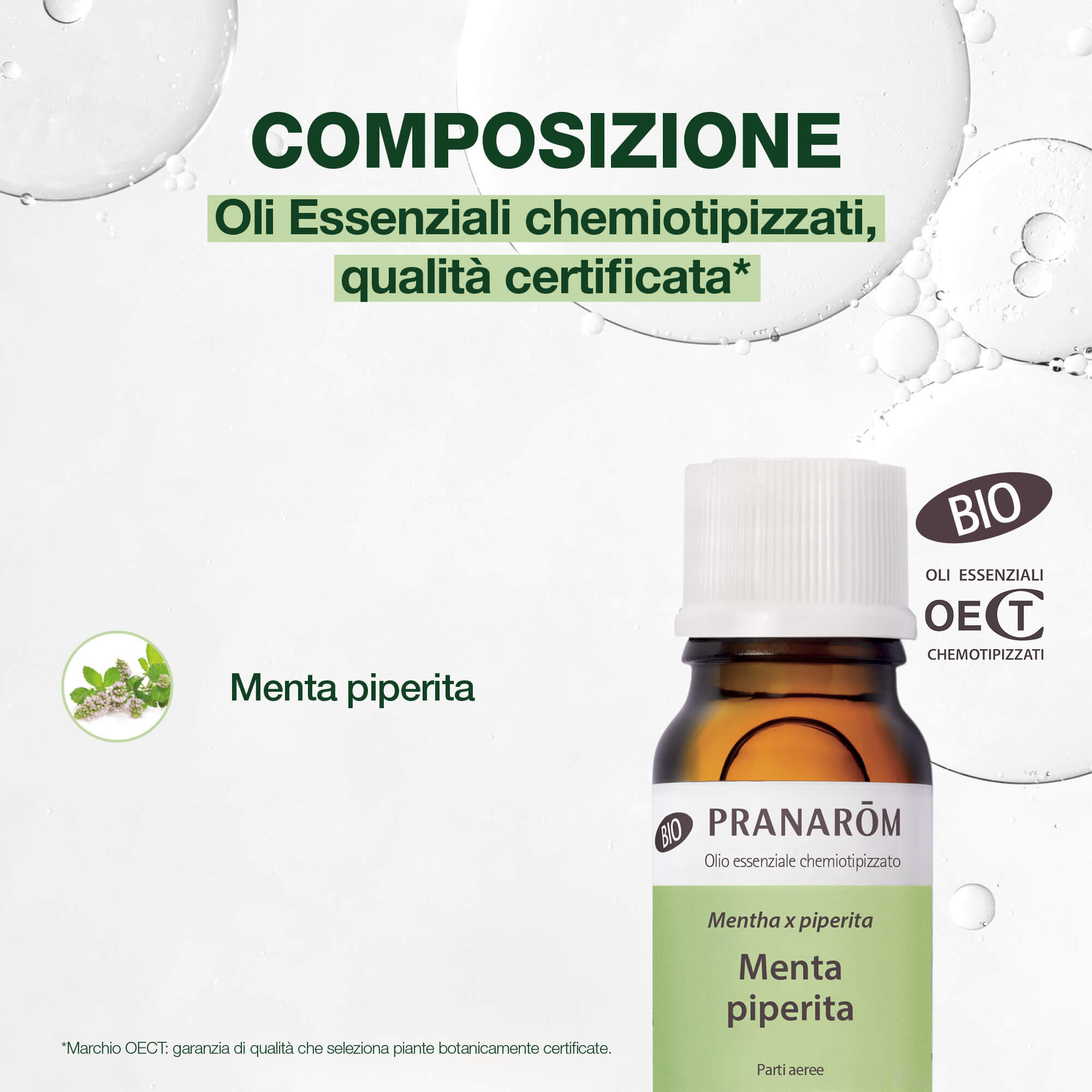 Pranarom - Olio Essenziale Di Menta Piperita 10 ml