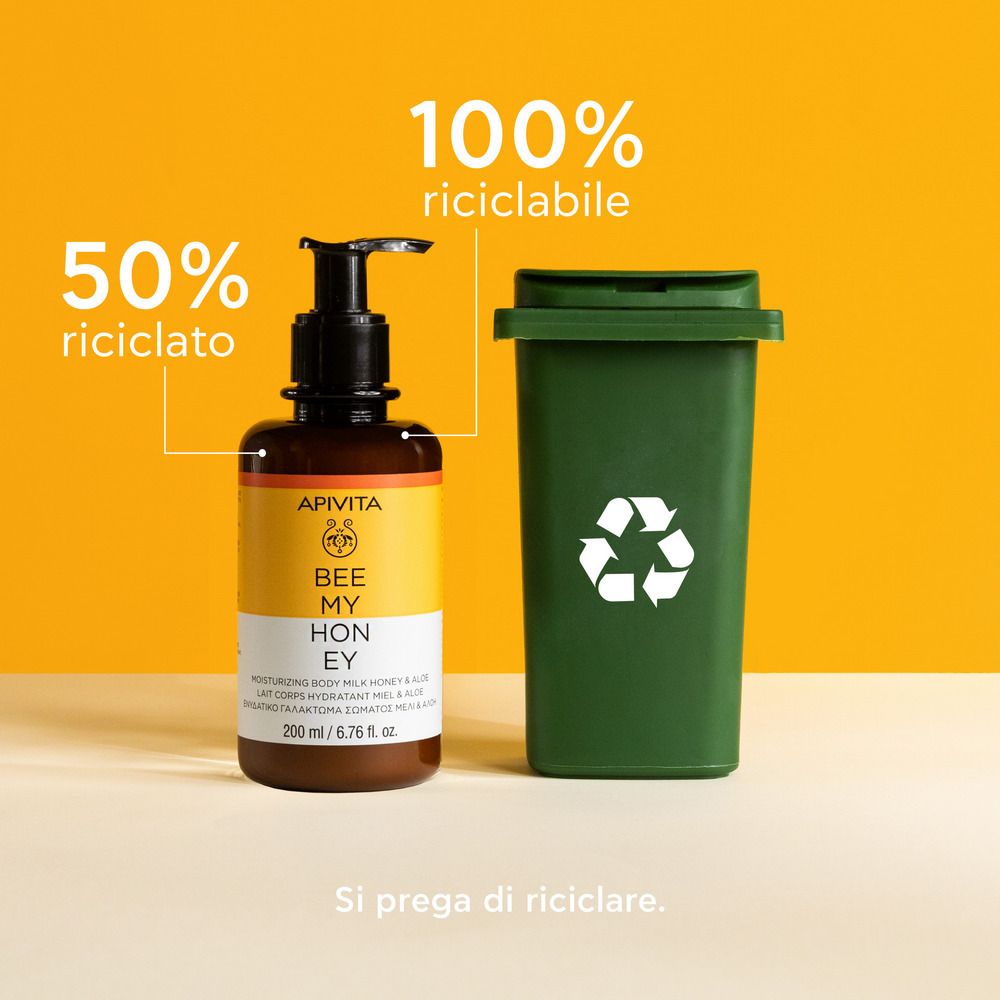 Apivita Bee My Honey - Latte Corpo Idratante E Nutriente Con Aloe E Miele 200 ml