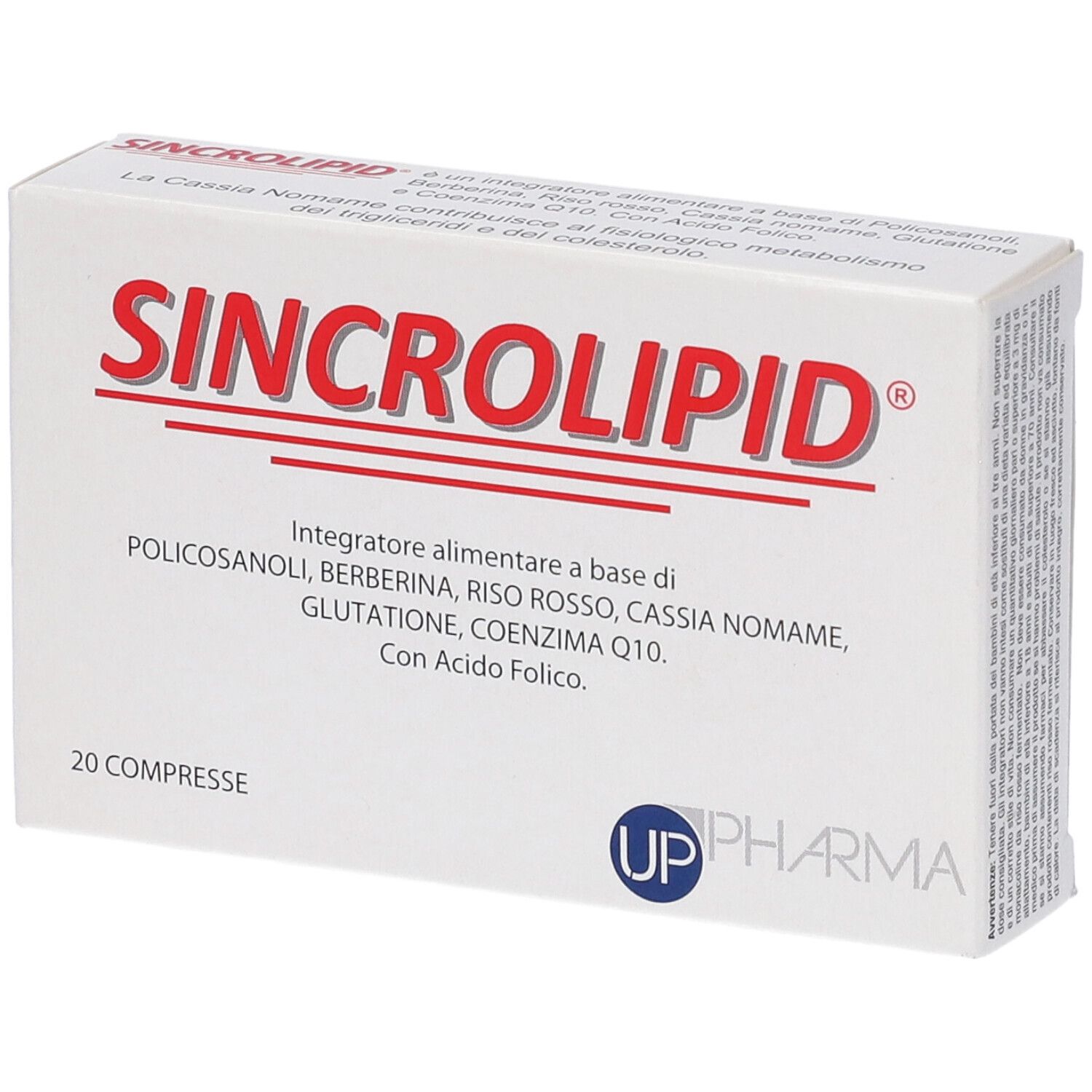 SINCROLIPID 20CPR