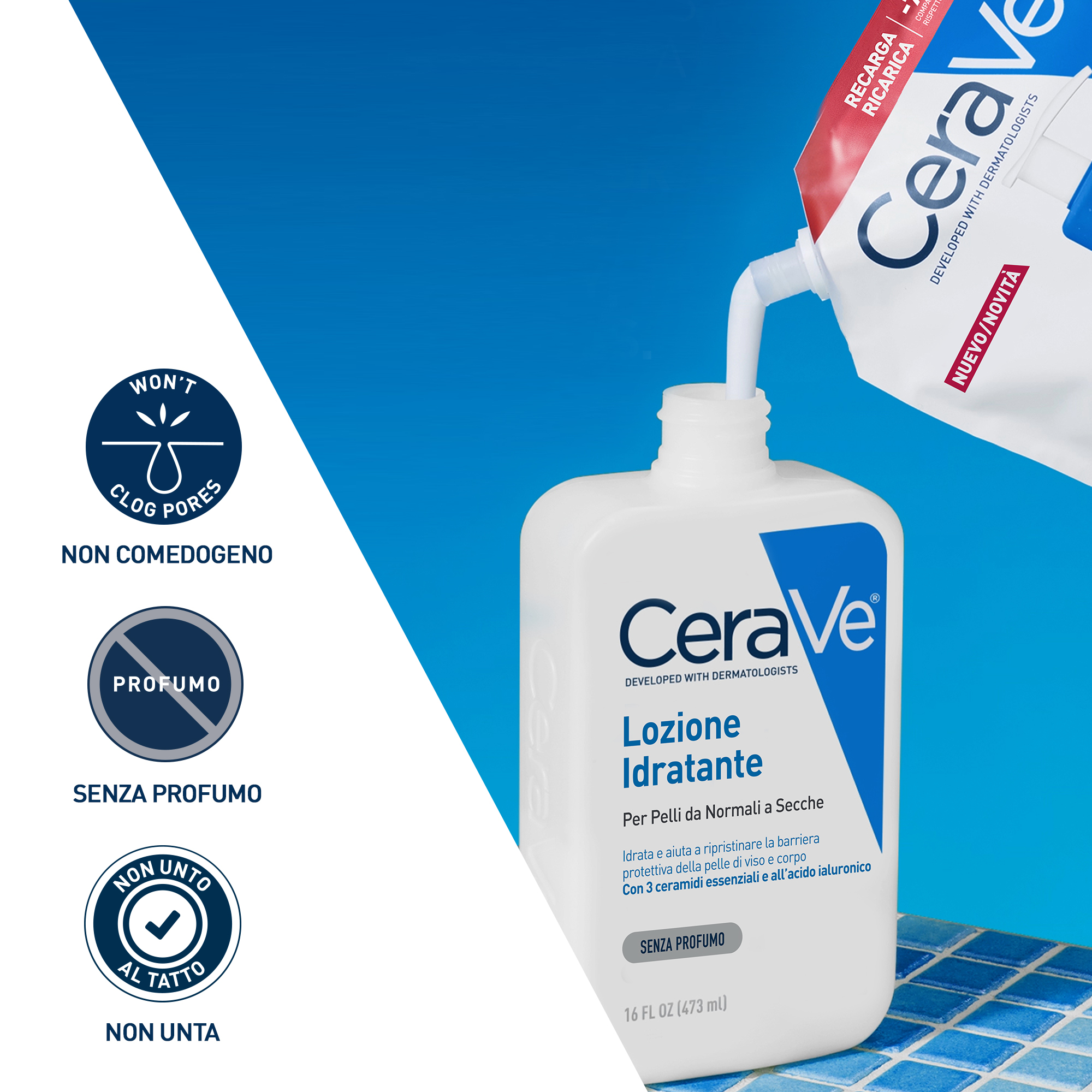 CERAVE RICARICA LOZIONE IDRATANTE - 473ML