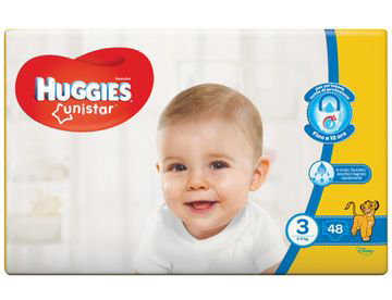 HUGGIES UNISTAR TRIO TG 3 48PZ