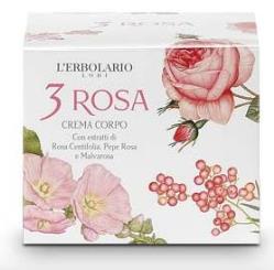 L'erbolario 3 Rosa Crema per il corpo 200ml