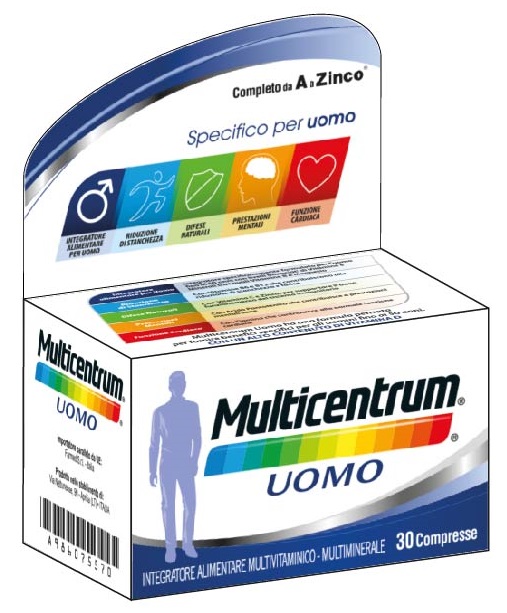 MULTICENTRUM UOMO 30CPR