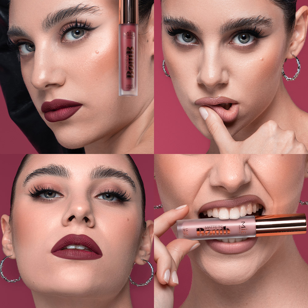 Mia Makeup - Matte 'N' Bomb - Rossetto Liquido N.06 Chateau Rose