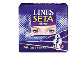 Lines Seta Ultra Assorbente Lungo Con Ali 24 Pezzi