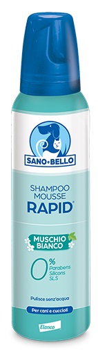 SHANO E BELLO SHAMPOO MOUSSE RAPID NF MUSCHIO BIANCO 300 ML