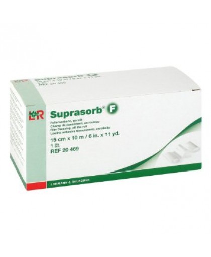 LR Suprasorb F Bendaggio Trasparente Per Fissaggio Medicazione 10 cm x 10 m