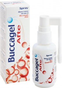 Buccagel Afte Spray Emolliente e Protettivo 30 Ml