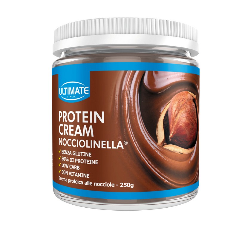 Ultimate Italia Protein Cream - Crema Proteica Spalmabile Gusto Nocciolinella 250 g