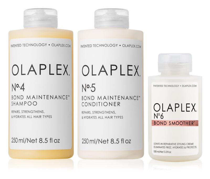 OLAPLEX Kit di Riparazione per capelli danneggiati N°4 N°5 N°6
