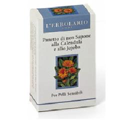L'Erbolario Panetto di Non Sapone con Calendula e Jojoba Per Pelli Sensibili 75g