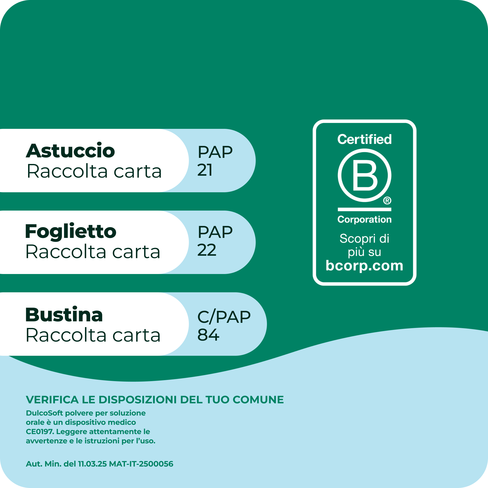 Dulcosoft Macrogol 4000 - Lassativo Delicato In Caso Di Stitichezza 20 Bustine Predosate