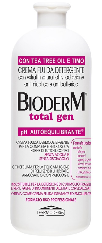 Bioderm Total Gen crema fluida detergente 1000 ml