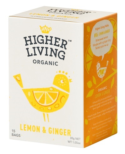 Lemon & Ginger infuso biologico di Limone e Zenzero 15 filtri
