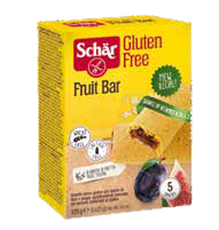 Schar Fruit Bar Barretta Senza Glutine con Ripieno di Fichi e Prugne 125 g