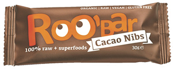 Roo'bar barretta cacao Bio 100% cruda 30gr
