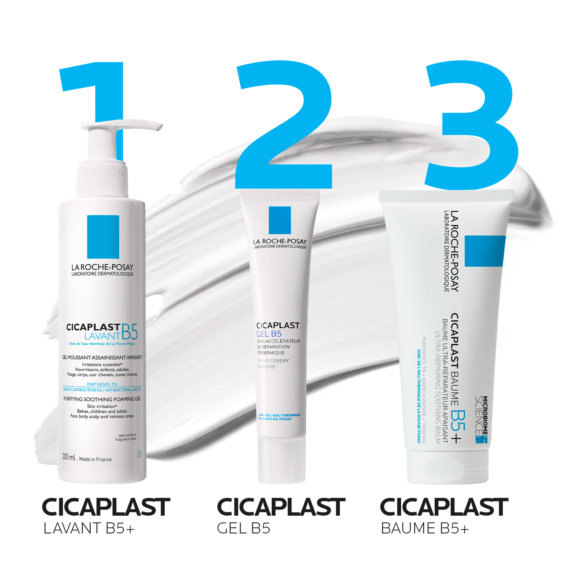 La Roche Posay Cicaplast - Lavant B5 Gel Detergente Purificante Lenitivo Per Pelle Secca 200 ml