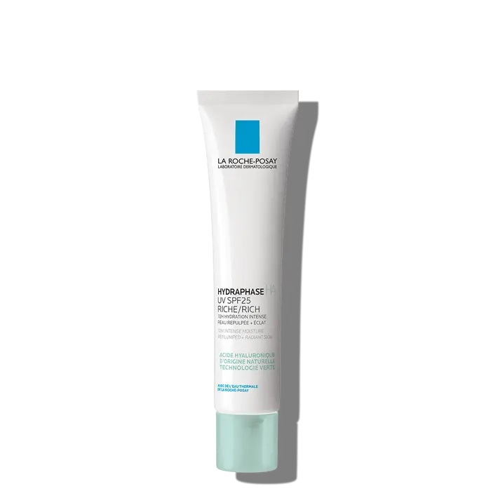 La Roche-Posay Hydraphase HA UV SPF 25 Crema Ricca 40 ml - Pelle rimpolpata e luminosa