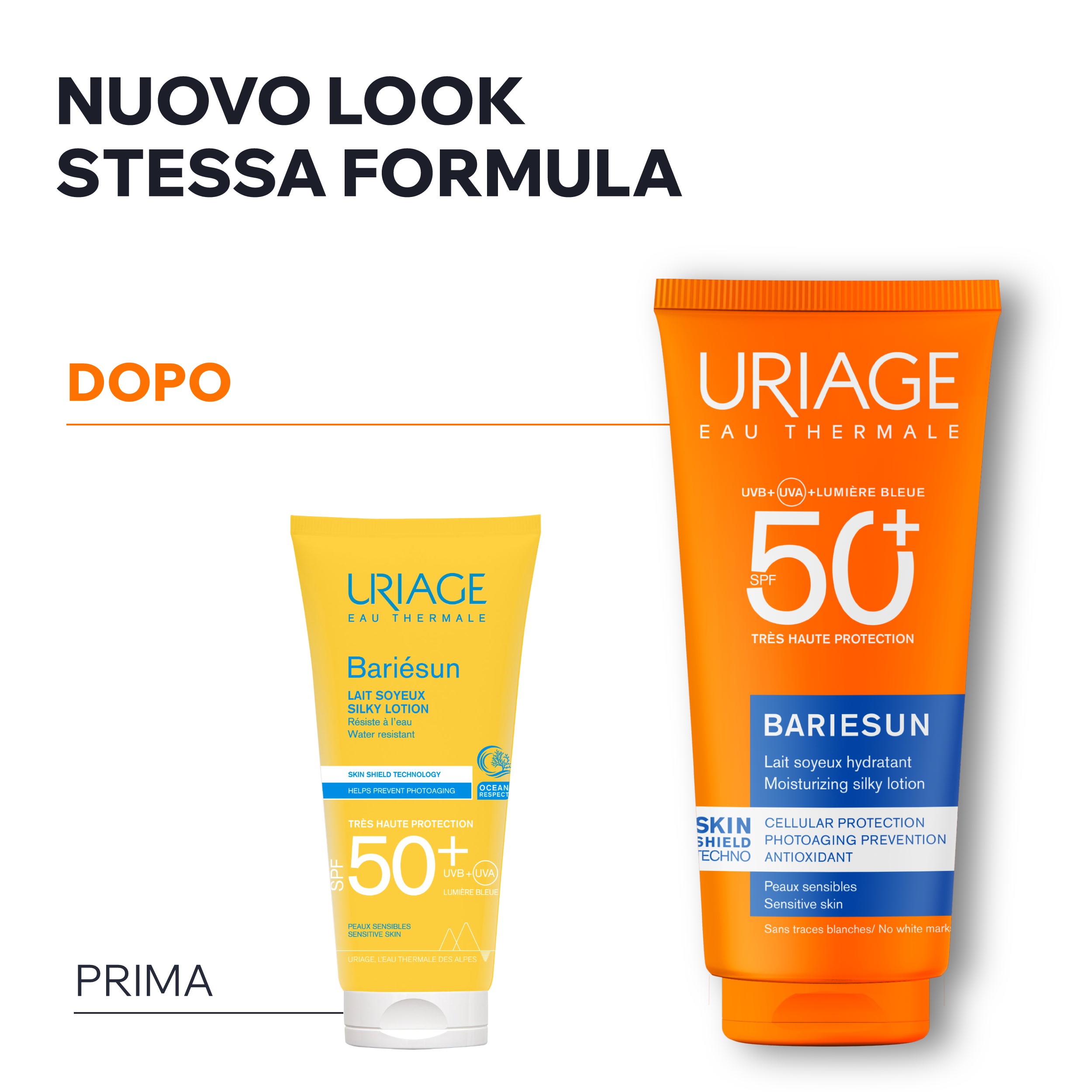 Uriage - Bariésun Latte Solare Idratante SPF50+ Adulti E Bambini Viso E Corpo 100 ml