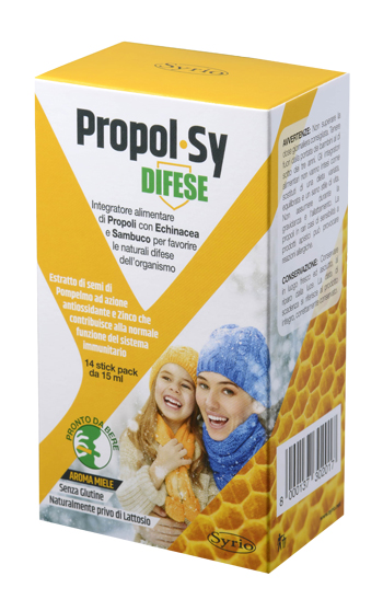 Propol Sy-Difese Integratore Difese Immunitarie 14 Stick Pack