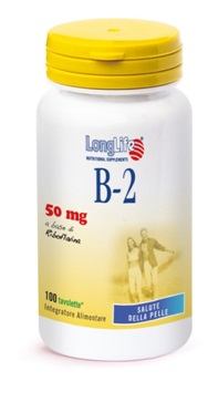 LongLife B2 50mg Integratore Vitaminico 100 Tavolette