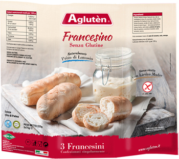 Agluten Pane Francesino Senza Glutine 225g
