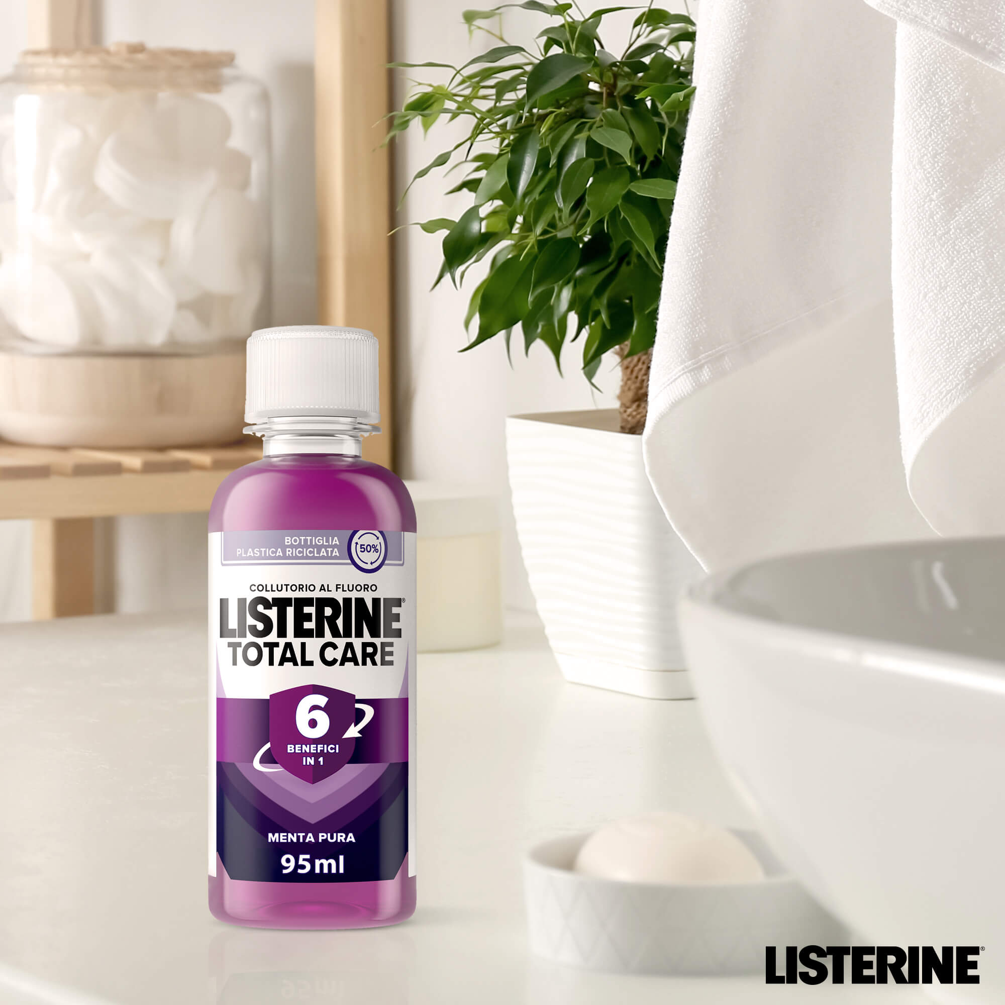 Listerine Total Care Collutorio, 95ml