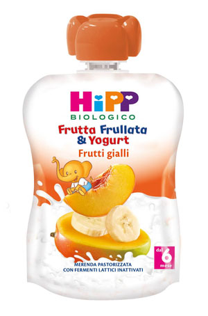 Hipp Frutta Frullata yogurt e frutti gialli 90g