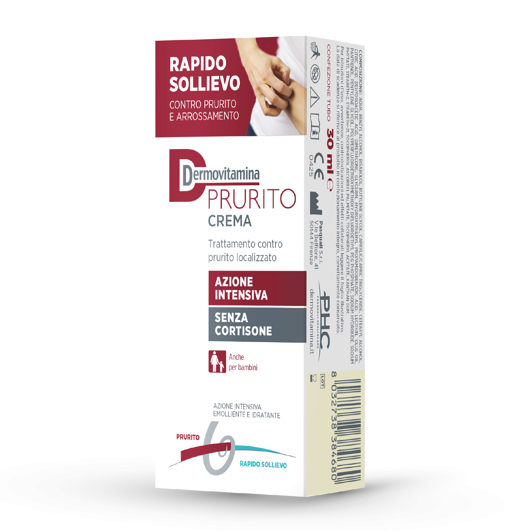 Dermovitamina Prurito Crema Antiprurito 30 Ml