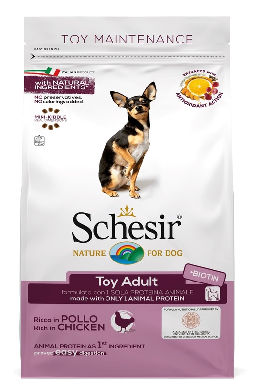 SCHESIR DOG MANT POLLO TOY 2KG