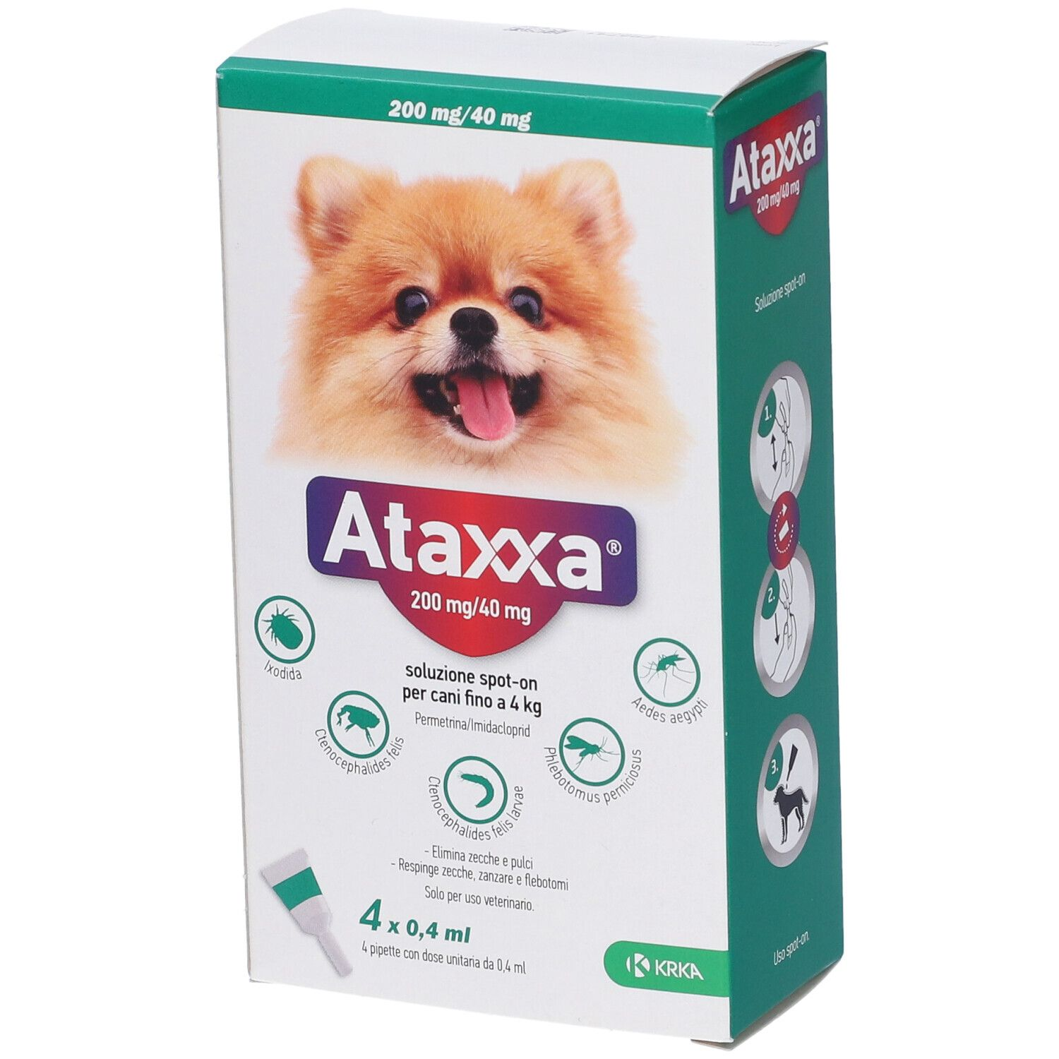 ATAXXA SPOTON 4PIP 0-4KG
