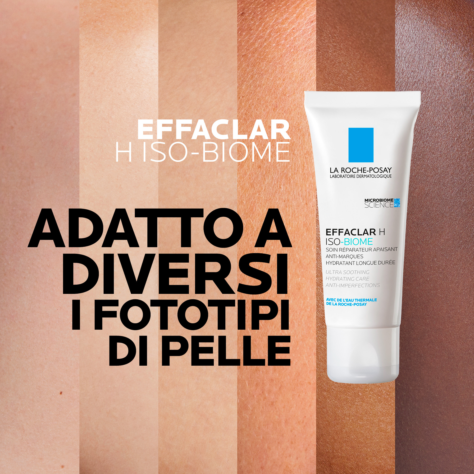 La Roche-Posay Effaclar Crema viso Effaclar H Iso-biome per pelle mista, grassa o a tendenza acneica 40 ml