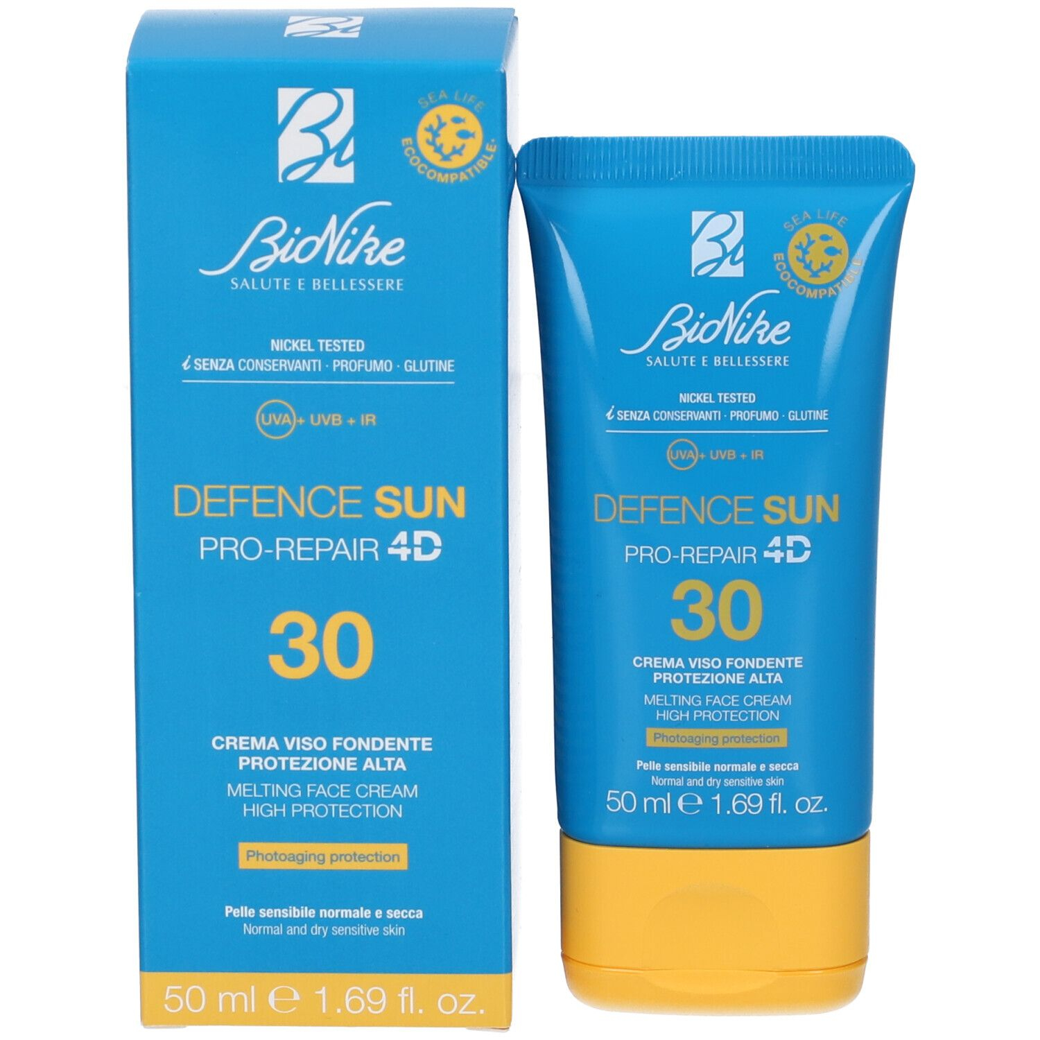 Bionike Defence Sun SPF30 Crema Viso Fondente 50ml 