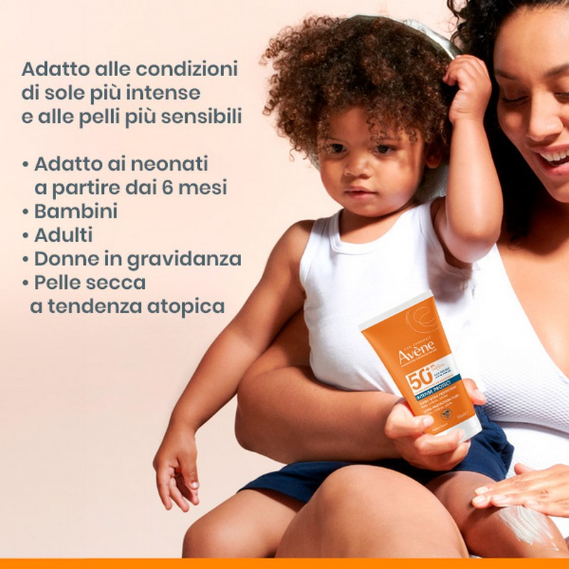 Eau Thermale Avène Intense Protect SPF 50+ Fluido ultra protezione, Protezione molto alta, 150ml